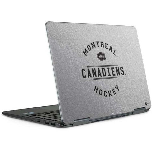 NHL Montreal Canadiens Black Text Notebook 9 Pro 13in (2017) Skin