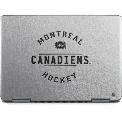 NHL Montreal Canadiens Black Text Notebook 9 Pro 13in (2017) Skin