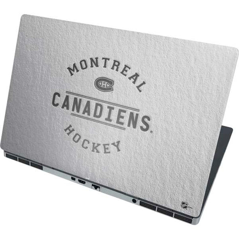 NHL Montreal Canadiens Black Text Dell Precision Skin