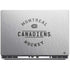 NHL Montreal Canadiens Black Text Dell Precision Skin