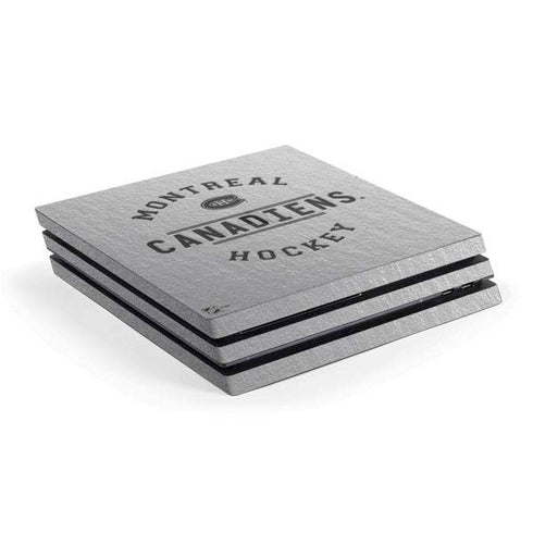 NHL Montreal Canadiens Black Text PlayStation PS4 Skins