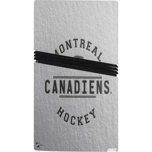 NHL Montreal Canadiens Black Text PS5 Pro Bundle Skin