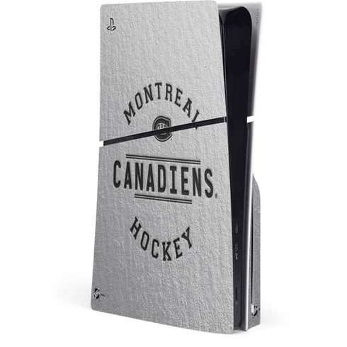 NHL Montreal Canadiens Black Text PlayStation PS5 Skins