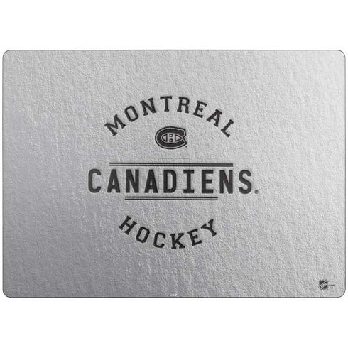 NHL Montreal Canadiens Black Text Surface Laptop 7 15in Skin
