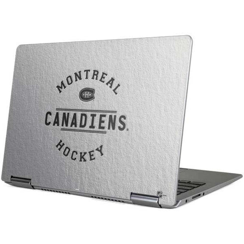 NHL Montreal Canadiens Black Text Yoga 710 14in Skin