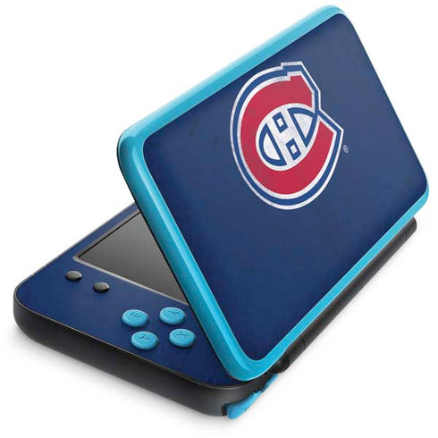 NHL Montreal Canadiens Distressed Nintendo Skins