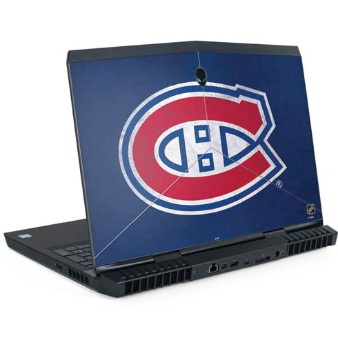 NHL Montreal Canadiens Distressed Dell Alienware Skin