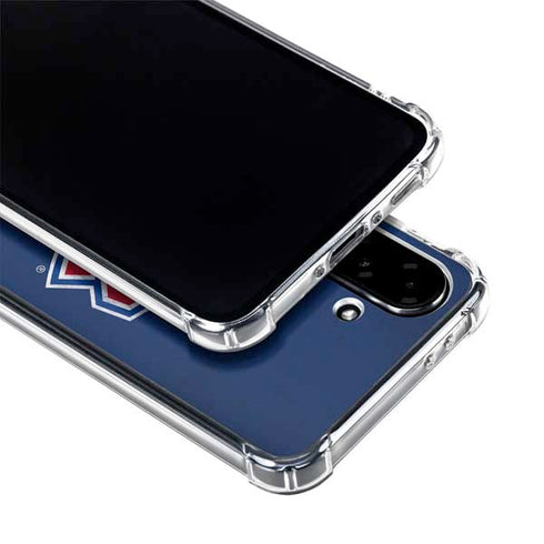 NHL Montreal Canadiens Distressed Galaxy A36 5G Clear Case