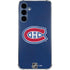 NHL Montreal Canadiens Distressed Galaxy A55 5G Clear Case