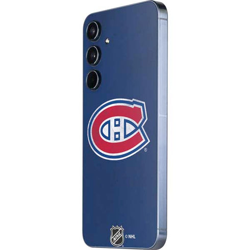 NHL Montreal Canadiens Distressed Galaxy A55 5G Skin