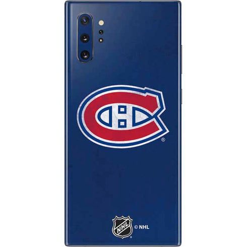 NHL Montreal Canadiens Distressed Galaxy Note 10 Plus Skin