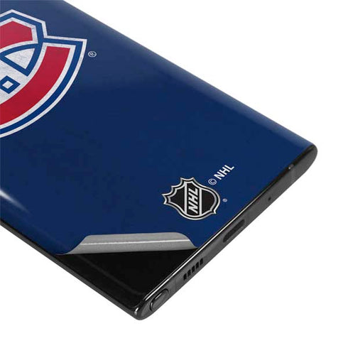 NHL Montreal Canadiens Distressed Galaxy Note 10 Plus Skin