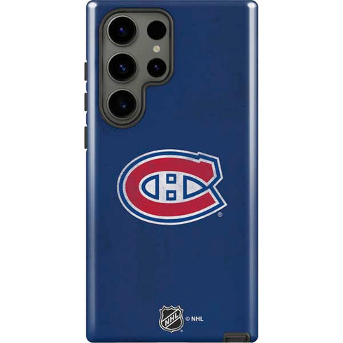 NHL Montreal Canadiens Distressed Galaxy S23 Ultra Pro Case