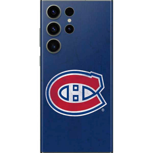 NHL Montreal Canadiens Distressed Galaxy Skins
