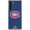 NHL Montreal Canadiens Distressed Galaxy S24 FE Clear Case