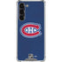 NHL Montreal Canadiens Distressed Galaxy S24 FE Clear Case