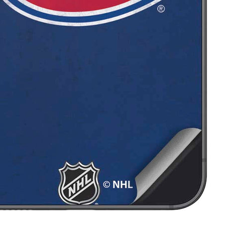 NHL Montreal Canadiens Distressed Galaxy S25 Skin