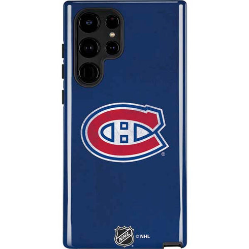 NHL Montreal Canadiens Distressed Galaxy S25 Ultra Impact Case