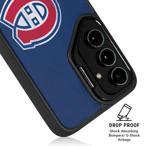 NHL Montreal Canadiens Distressed Galaxy S24 Ultra Kickstand Case