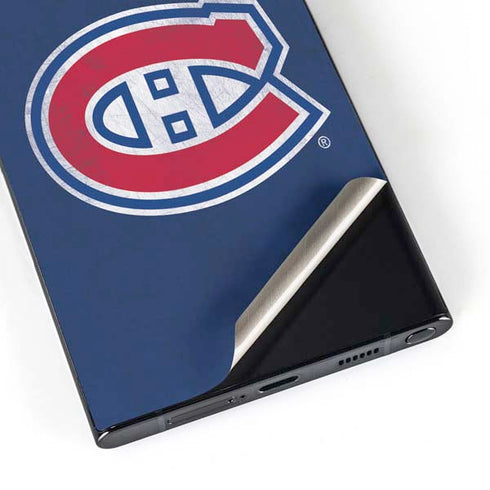 NHL Montreal Canadiens Distressed Galaxy S24 Ultra Skin