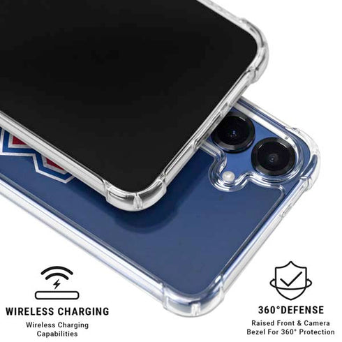 NHL Montreal Canadiens Distressed Galaxy S25 Clear Case