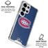 NHL Montreal Canadiens Distressed Galaxy S25 Ultra Clear Case