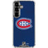 NHL Montreal Canadiens Distressed Galaxy S26 Clear Case