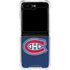 NHL Montreal Canadiens Distressed Galaxy Z Flip6 Clear Case
