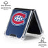 NHL Montreal Canadiens Distressed Galaxy Z Flip6 Clear Case