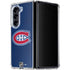 NHL Montreal Canadiens Distressed Galaxy Z Fold5 5G Clear Case