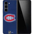 NHL Montreal Canadiens Distressed Galaxy Z Fold5 5G Skin