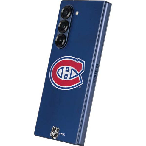 NHL Montreal Canadiens Distressed Galaxy Z Fold6 Skin