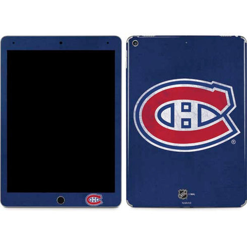 NHL Montreal Canadiens Distressed iPad Skins