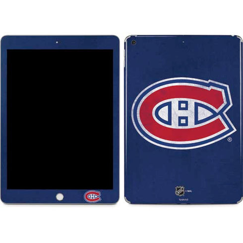 NHL Montreal Canadiens Distressed Apple iPad Skin