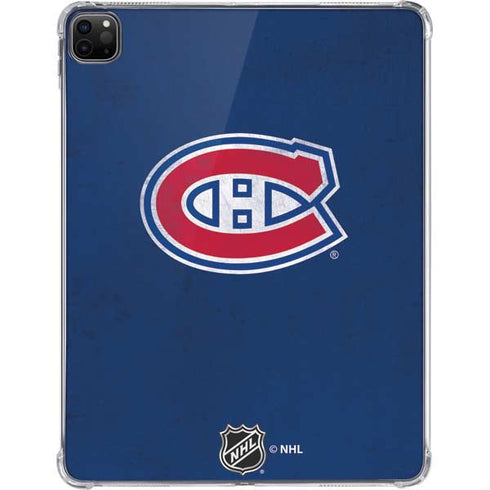 NHL Montreal Canadiens Distressed iPad Pro 11in (2024) Clear Case