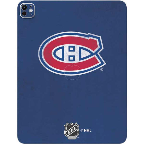 NHL Montreal Canadiens Distressed iPad Pro 13in M4 (2024) Skin