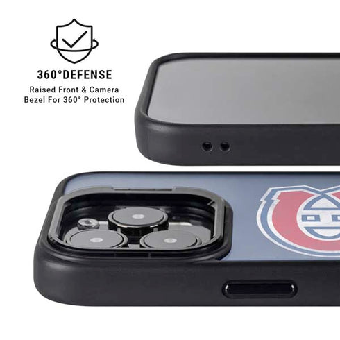 NHL Montreal Canadiens Distressed iPhone 14 Pro Max Kickstand Case