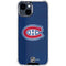 NHL Montreal Canadiens Distressed iPhone 15 Clear Case