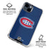 NHL Montreal Canadiens Distressed iPhone 15 Clear Case