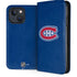 NHL Montreal Canadiens Distressed iPhone 15 Folio Case