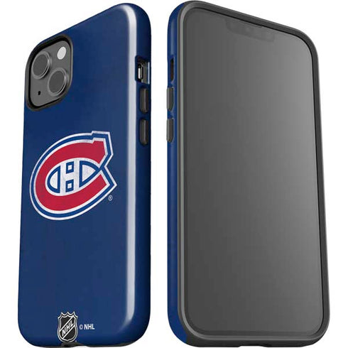 NHL Montreal Canadiens Distressed iPhone 15 Impact Case