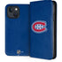 NHL Montreal Canadiens Distressed iPhone 15 Plus Folio Case