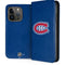 NHL Montreal Canadiens Distressed iPhone 15 Pro Folio Case