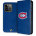 NHL Montreal Canadiens Distressed iPhone 15 Pro Folio Case