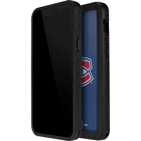 NHL Montreal Canadiens Distressed iPhone 15 Pro Waterproof Case