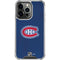 NHL Montreal Canadiens Distressed iPhone 16 Pro Clear Case
