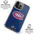 NHL Montreal Canadiens Distressed iPhone 16 Pro Clear Case