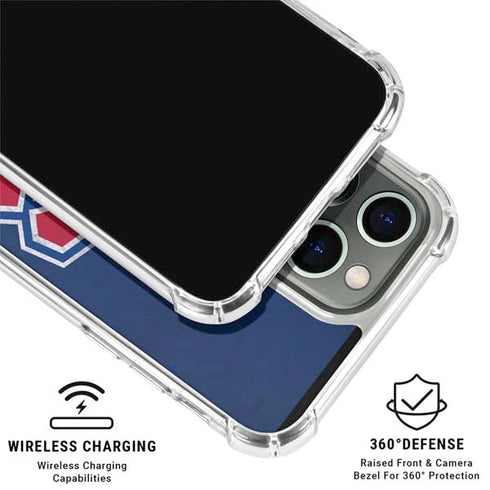 NHL Montreal Canadiens Distressed iPhone 16 Pro Max Clear Case