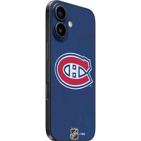 NHL Montreal Canadiens Distressed iPhone 16 Skin