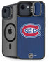 NHL Montreal Canadiens Distressed iPhone 16e Kickstand Case